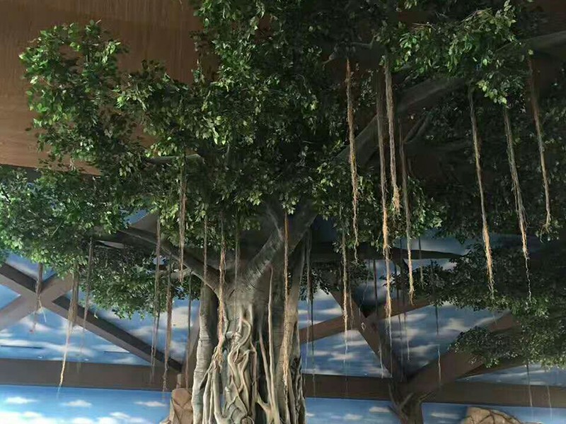 游乐园仿真榕树怎么做的？